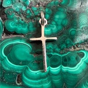 915 Solid Sterling Silver Cross Pendant